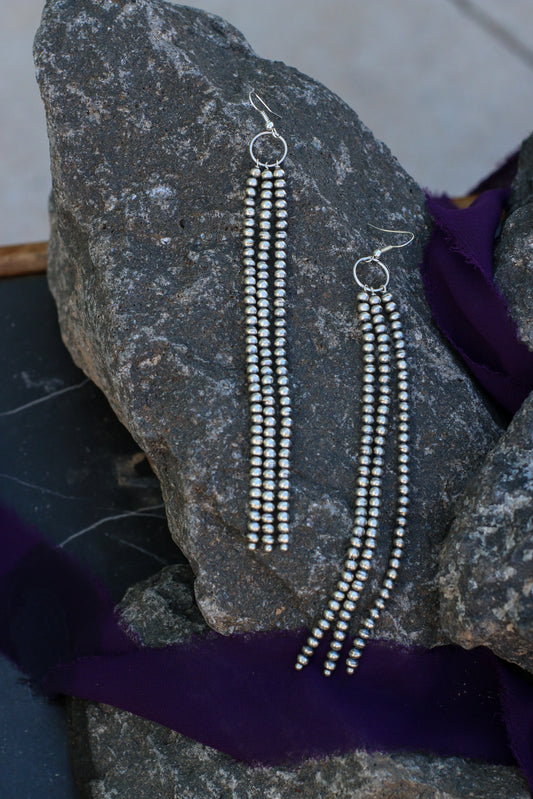 Navajo Pearl Earrings